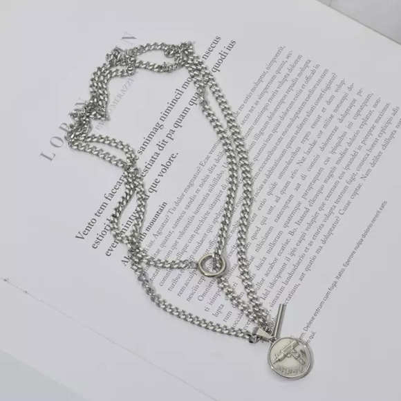 NEW STERLING SILVER CHUNKY CHAIN NECKLACE - Picture 2 of 5